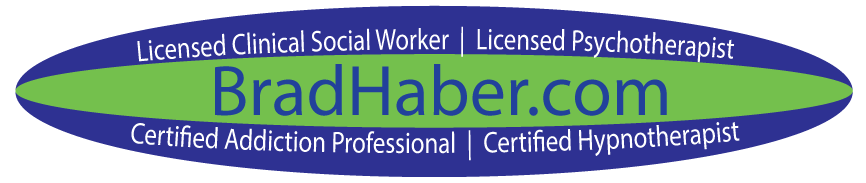 A blue and green banner with the words haber professional certified.